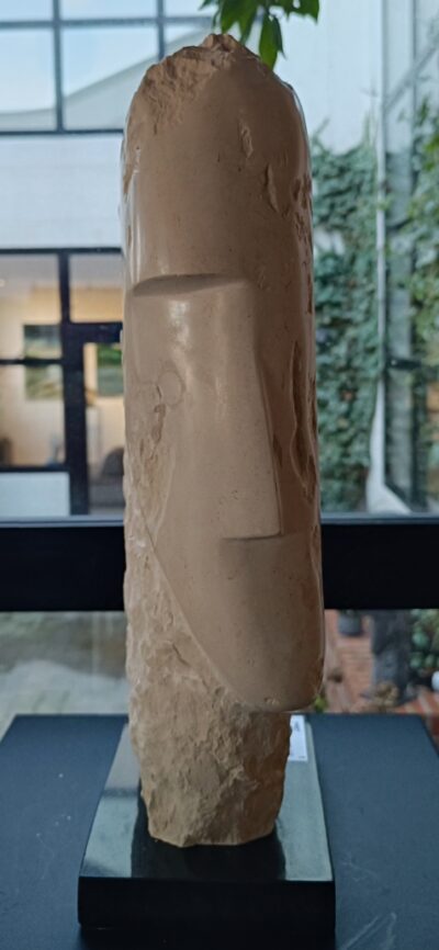 Tête, Traori Biancone, 49x28x10 cm