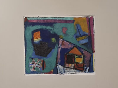 Le Port du Château d’Oléron n°14, 29,5x37,5 cm, Huile sur papier