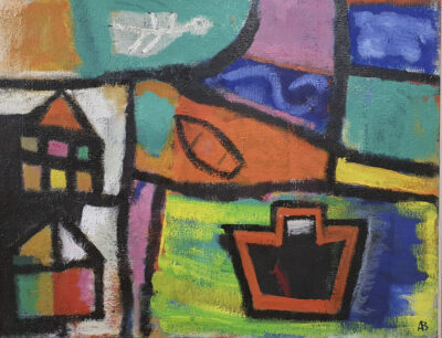 Le Port du Château d’Oléron n°15, 50 x 65 cm, huile sur toile