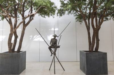 Pêcheur Badjo, Bronze 1/1, H253 x 180x 176 cm