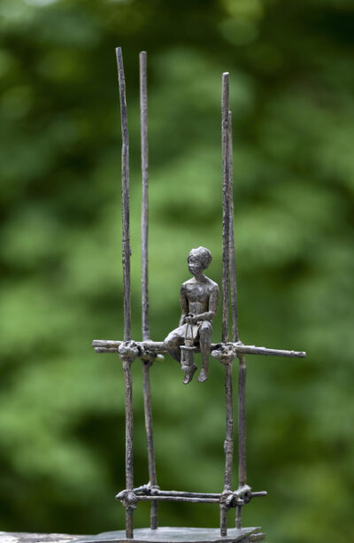 Le cantique des pilotis, bronze 1/1, 65,5x29x26 cm