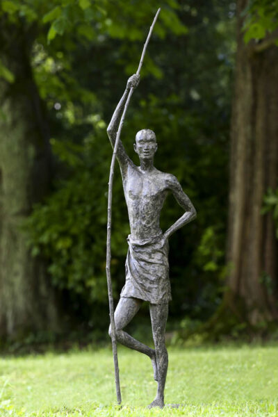 Entre ciel et terre, bronze,112x21x29 cm