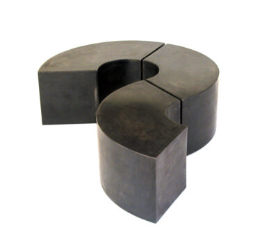 Acier patiné Diam 80 sur H30