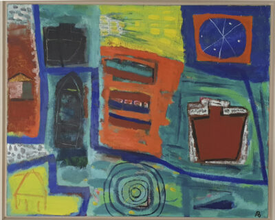 Série port du Château - n°10 - 81x100 cm - huile sur toile