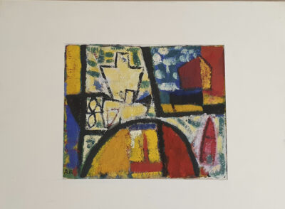 Série port du Château - n°11 - 30x35 cm - huile sur toile