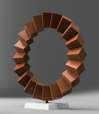 POETIC GEAR - Sculpture CORTEN - 200x180x28 cm - 2019