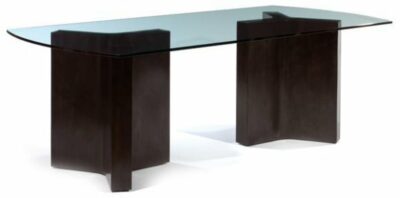 Tréteaux Y&Y, acier patiné, Hauteur 74 cm