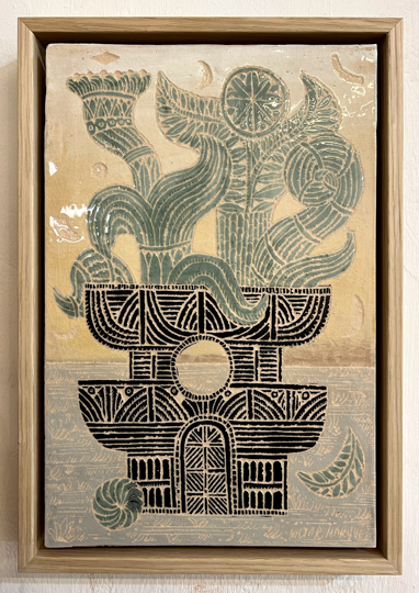 Aloé G, Céramique, 34x24 cm