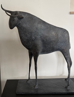 Taureau IV, bronze EA III/IV, 61x54x20 cm