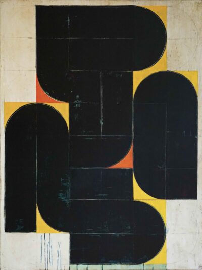 Idol, acrylique sur toile de lin, 160 x 120 cm