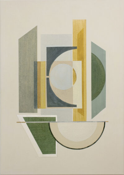 Ruisseau calme, pigments sur toile, 116x81 cm