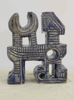 Cobalto, céramique, 22x19x8 cm