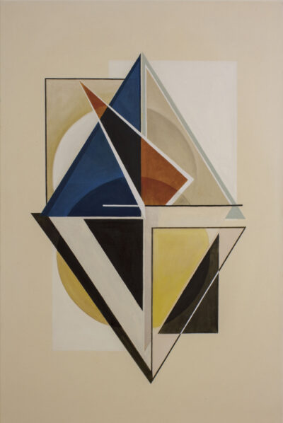 Sistema di orbite, acrylique sur toile, 146x97 cm