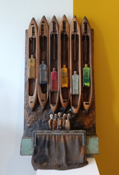 Les grands orgues (Métiers à tisser), 56x28 cm