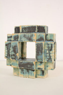 Porte, céramique, 18x18x7 cm