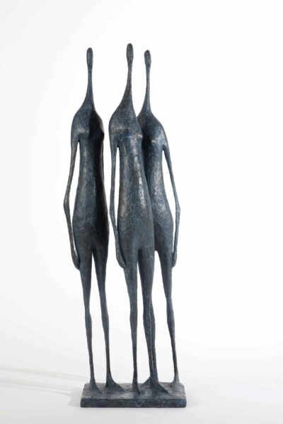 3 Figures debout V, 2011, Bronze EA I/IV, 63 x18x14 cm,Photo Michel Azous