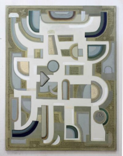 Grandola, 2024, 146x116 cm, Technique mixte sur toile