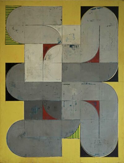 3 Idol, acrylique sur toile de lin, 130x100 cm