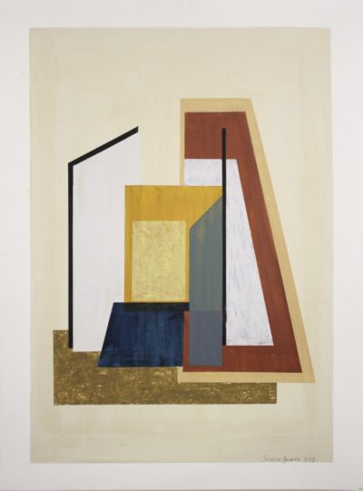 Caratteri, technique mixte sur papier, 30x40 cm