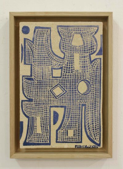 Azuli, 33x23 cm Plaque de céramique émaillée T