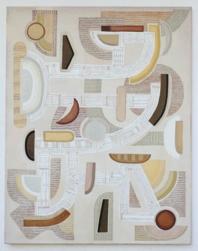 Mélo, 146x116 cm, technique mixte sur toile