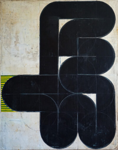 6 Idol, acrylique sur toile de lin, 91x71 cm