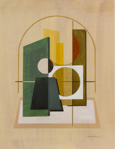 Tendine di bronzo, dessin encadré, 65x50 cm