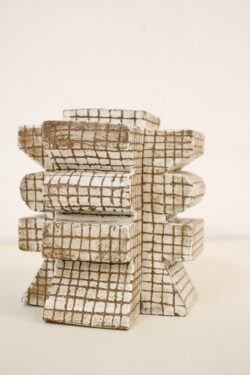 Totem, céramique, 16x14x15 cm