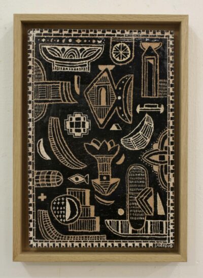 Astéri, 33x23 cm Plaque de céramique émaillée