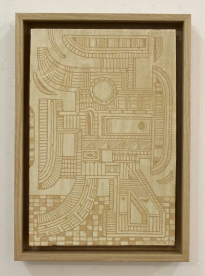 Castelli, 33x23 cm Plaque de céramique émaillée T