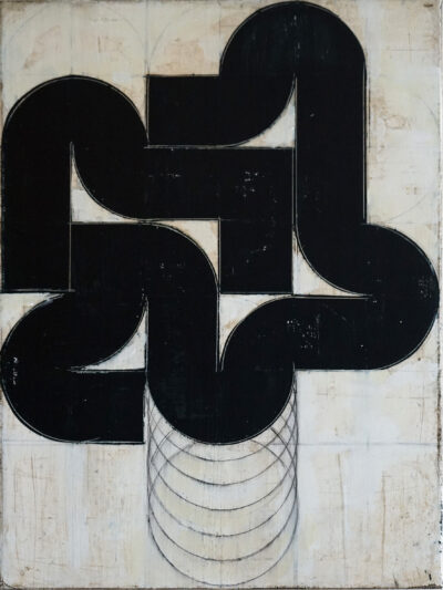 Idol 9, acrylic on canvas, 40x30 cm