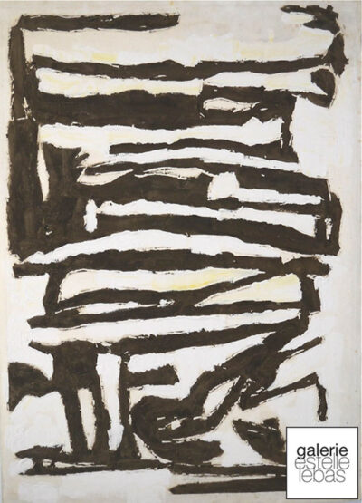 Sans titre (cat. n°100), 1989 Bois rehaussé — épreuve 6/50 — 140 × 100 cm