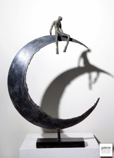 Sculpture en Bronze 74 x 48 x 10 cm