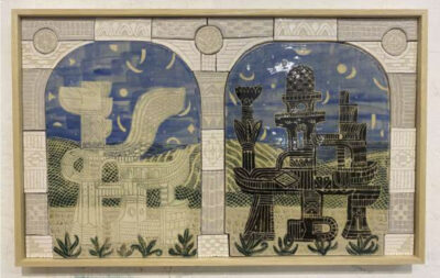 Arcadie, Mosaïque de céramique, 53X33 cm