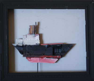 Construction bois 58 x 46 cm