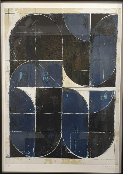 Sérigraphie, 40 exemplaires, 70x50 cm