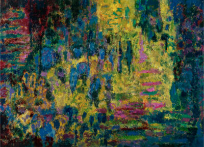 Au fil de l'eau, 61x65 cm