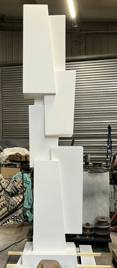 Unité IV, acier thermolaqué, 260 x 62 x 27 cm