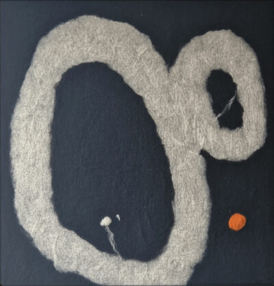 Laine feutrée, 87,5x84,5 cm