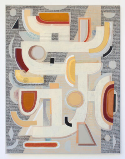 Faisceau, 116x89 cm, Techniques mixtes sur toile