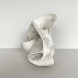 Ondulation Grès blanc émaillé 25x38x27 cm