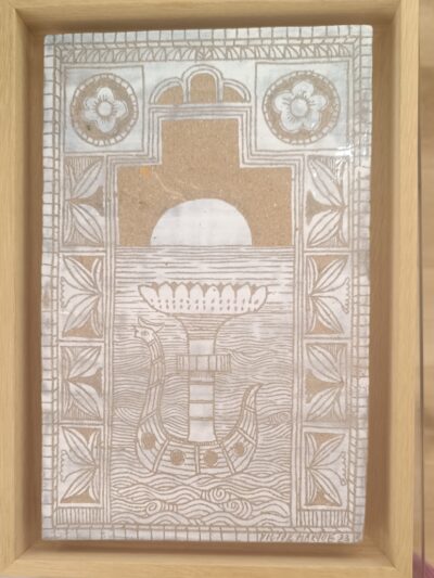 Ulysse, Céramique T, 34x24 cm