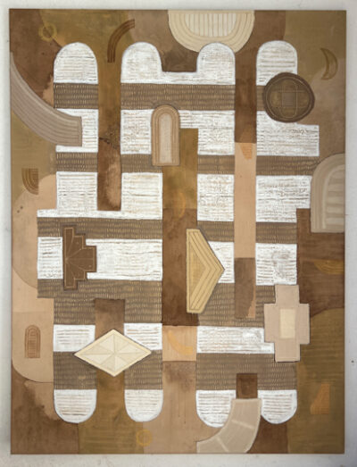 Kalamos, Technique mixte sur toile, 146x114 cm