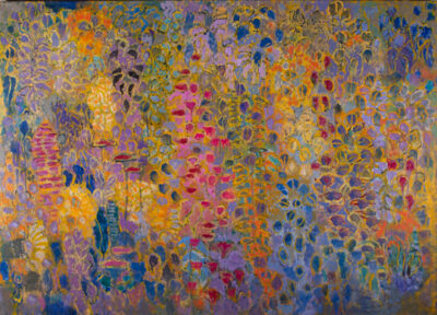 Lumière des champs, Huile sur toile, 100x140 cm