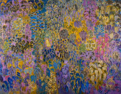 Lumière du soir, huile sur toile, 114x146 cm