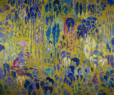 Paysage, Huile sur toile, 100x120 cm