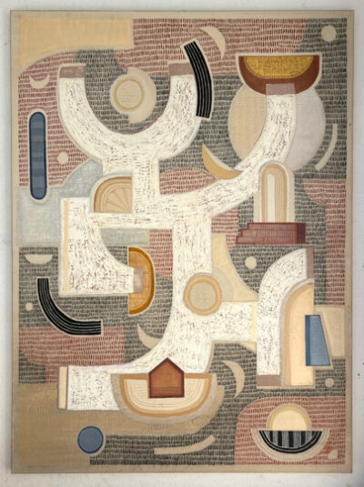 Oppida, Technique mixte sur toile, 146x114 cm