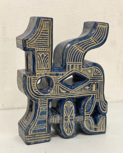 Paladino, céramique, 40x30x11 cm