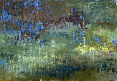 Série Rêverie 58X46 cm (surface peinte) Pastel à l'huile sur papier