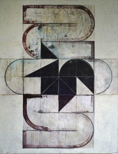 Reposition, acrylic on canvas, 130x100 cm